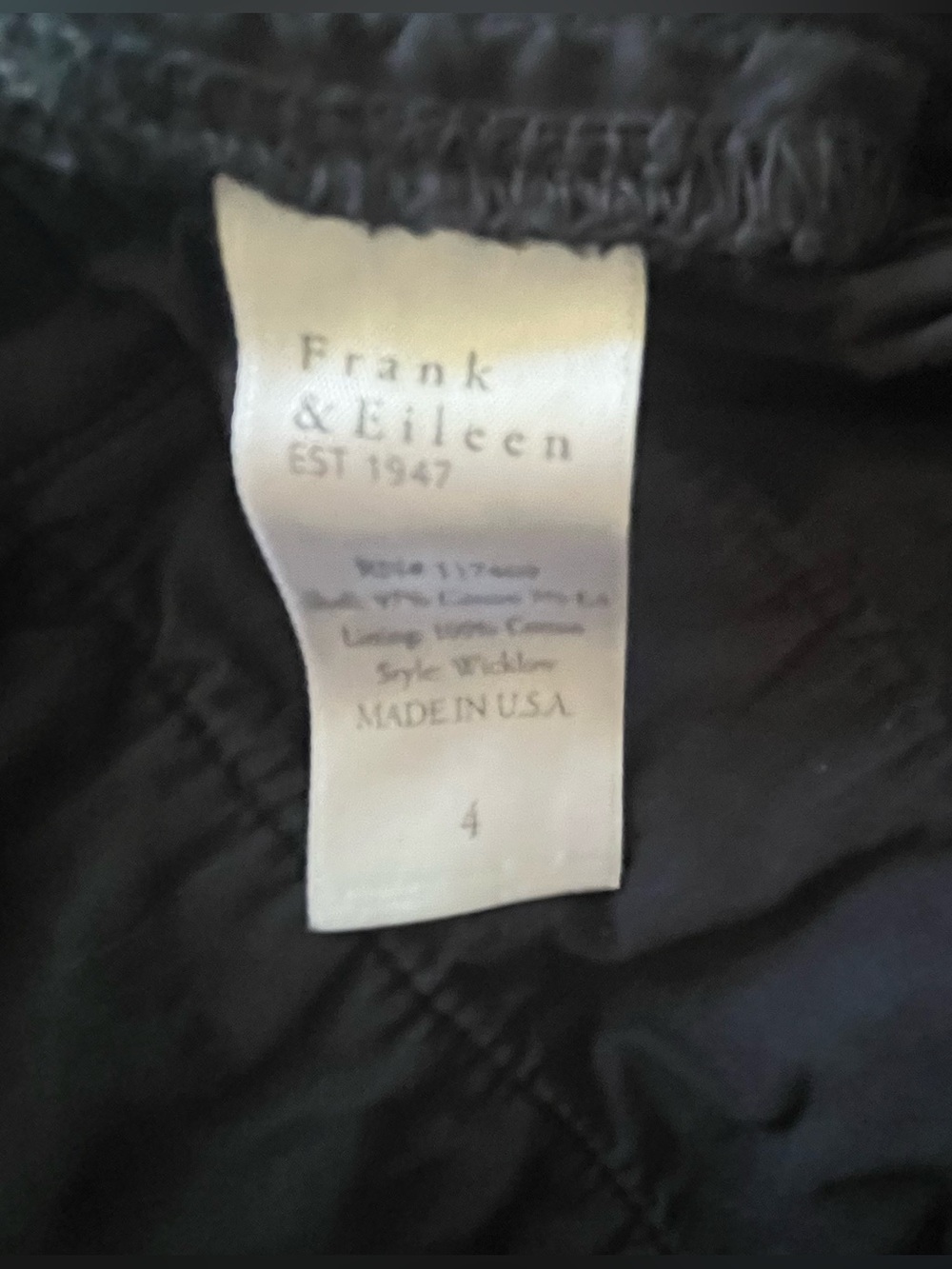 Frank & Eileen Wicklow Black Chino Pant - Picture 4 of 4
